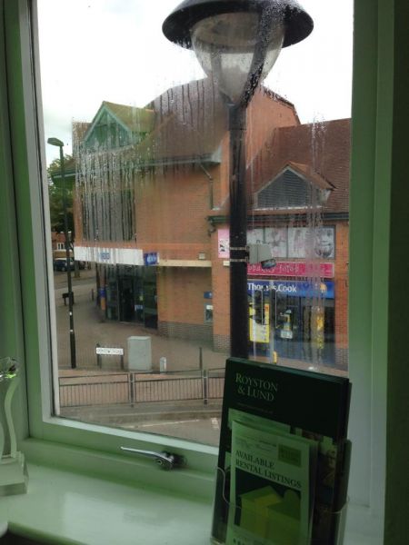 Inside Out Property Services at Royston & Lund in West Bridgeford changing a misty double glaze unit: Swipe To View More Images